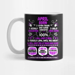 April Born Mug